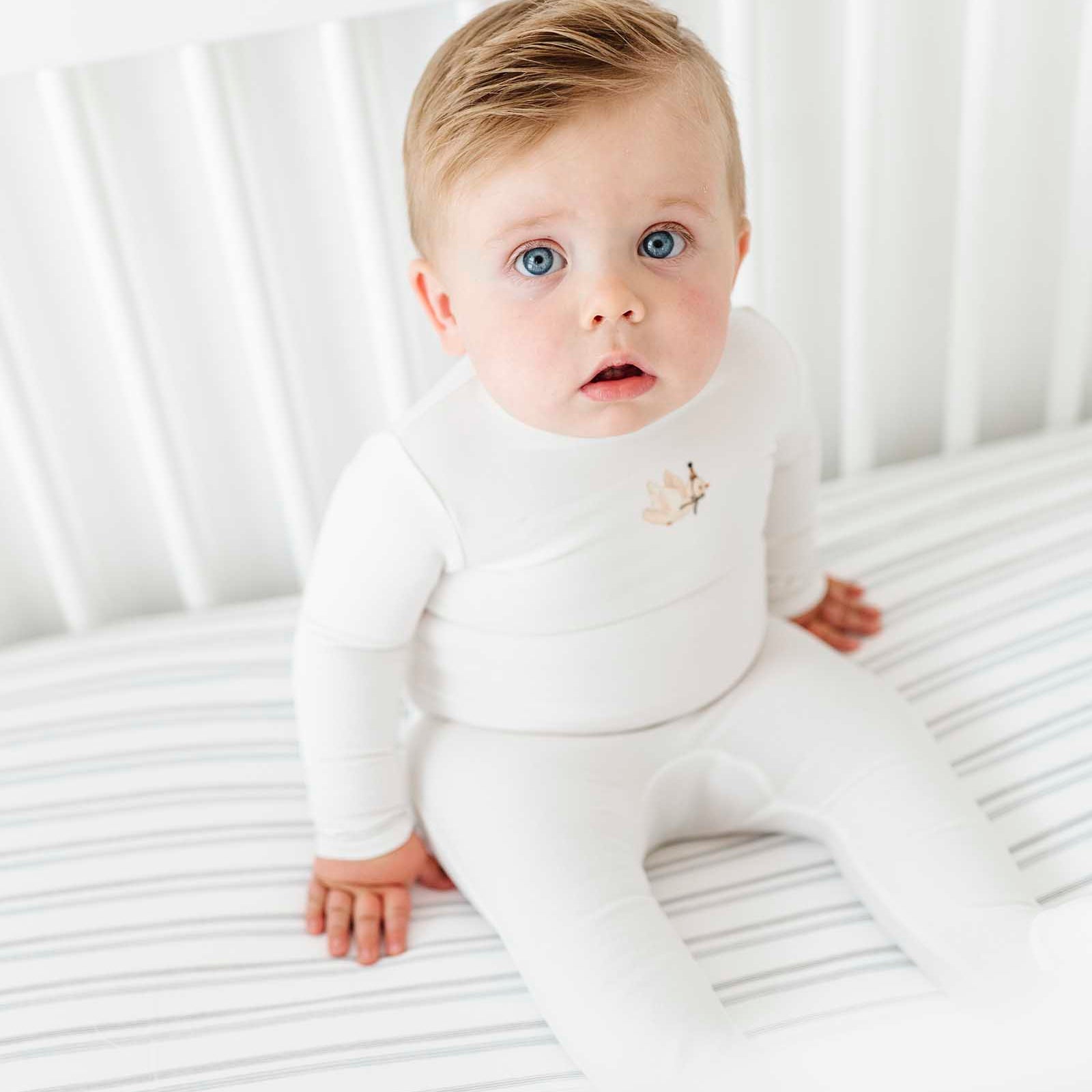 baby's choice Versatile crib sheet bedding set grey dragonfly