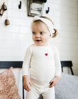 Cotton - Embroidered Heart and Star Collection- Lounge Set