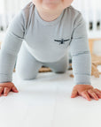 Organic French Terry Kite & Propeller Collection - Footie