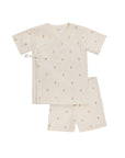 Jersey Cotton Floral Grid Collection - Lounge Set