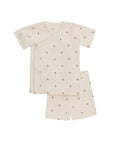 Jersey Cotton Floral Grid Collection - Lounge Set
