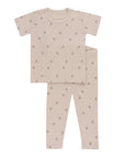 Infant floral print lounge set hypoallergenic