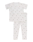 Toddler floral print pajamas set