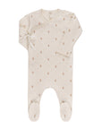 Jersey Cotton Floral Grid Collection - Footie