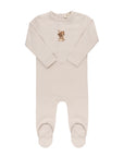 Organic French Terry - Bear Collection - Footie