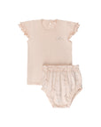 Jersey Cotton - Vintage Birds Collection- Ribbed Tee & Bottoms