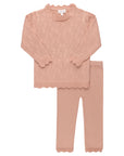 Pointelle Knit Collection- Two Piece Set