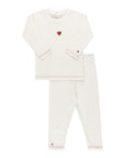 Cotton - Embroidered Heart and Star Collection- Lounge Set