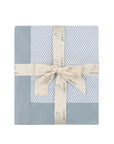 Gift ready Soft knit blanket - Dusty Blue