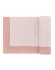 breathable pink knit blanket