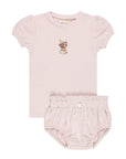 Organic French Terry - Bear Collection - Tee and Bloomer Set