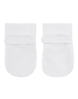 baby mittens white