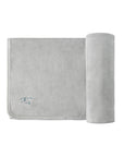 Embroidered Velour Collar Collection - Blanket