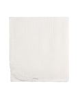 Solid Muslin Swaddle with Scallop Trim