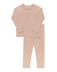 Heart and Star Button Pointelle Collection - Lounge Set