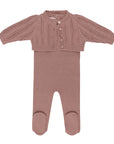 Cable Pointelle Flat Collection - Footie