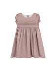 Short Sleeve Smocked Linen Dress – Stitch Collection