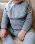 Organic Cotton Cluster Flower & Leaf Collection - Bib