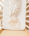 Cotton Muslin Swaddle Blanket - Blue Cherry