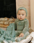 Velour Liberty Plaid A Collection - Footie + Beanie