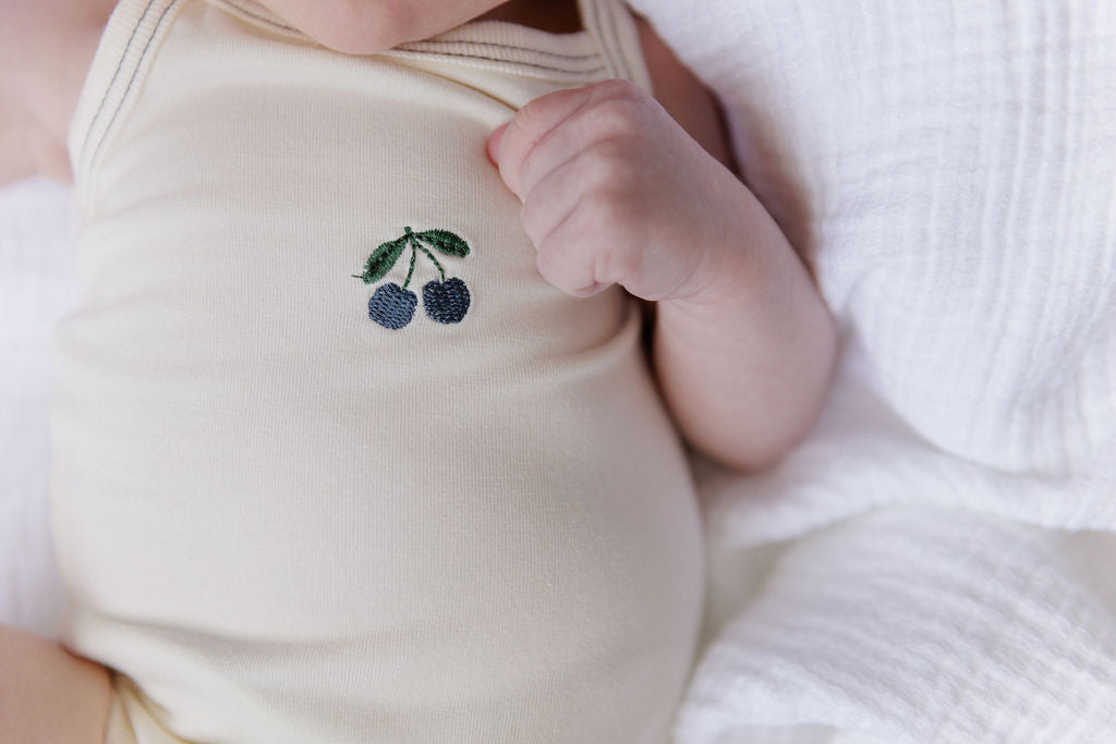 Hypoallergenic cherry print undershirt