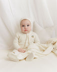 Embroidered Cherry Collection - Footie + Bonnet