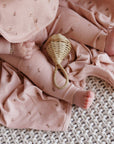 Girls floral print cotton lounge set