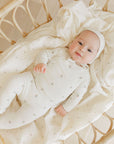 Soft cotton Baby Footie – Embroidered Collection