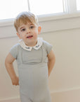 Organic Cotton Embroidered Collar Collection - 2Pc Set -Boys