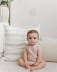 Organic Cotton Amore Pointelle Collection - Romper