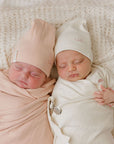 Cotton Little One Collection - Footie + Beanie