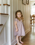 Short Sleeve Smocked Linen Dress – Stitch Collection