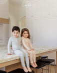 Heart and Star Button Pointelle Collection - Lounge Set