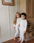 Organic Cotton Cluster Flower & Leaf Collection - Lounge Set