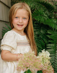 Short Sleeve Smocked Linen Dress – Stitch Collection