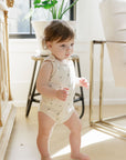 Jersey Cotton - Vintage Leaf Collection - Romper
