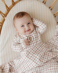 Modal French Terry Plaid Sheep Collection - Blanket