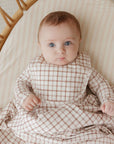 Modal French Terry Plaid Sheep Collection - Blanket
