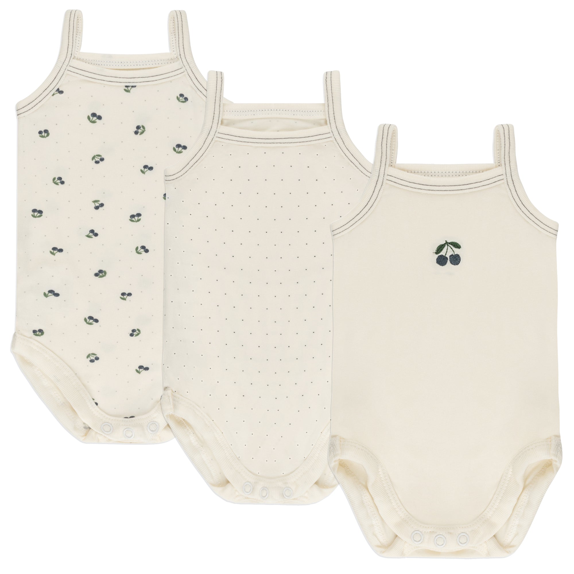 3 Pack Cherry Undershirts Blue