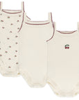 3 Pack Cherry Undershirts Red