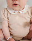 Wide Rib Cotton - Rosebud Collection- Top + Bloomer