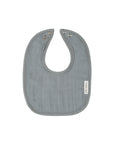 Blue Muslin Terry Bib