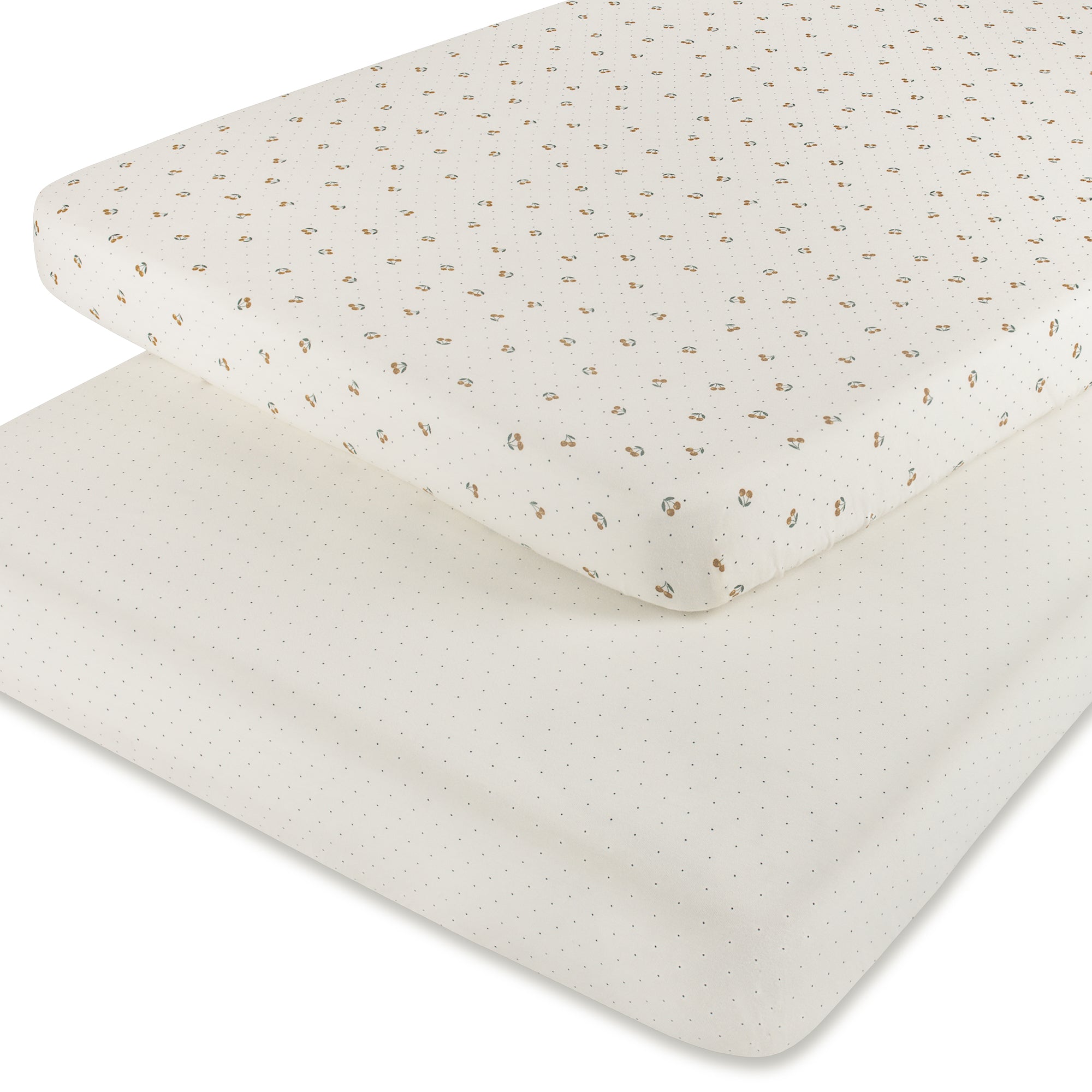 Breathable Yellow Cherry Baby Sheets
