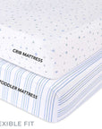 Breathable Crib Sheet Set