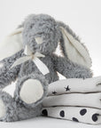 Grey abstract stars swaddle collection