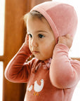 Velour - Sherpa Ducklings Collection - Bonnet