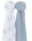 2 Pack Cotton Muslin Swaddle Blanket