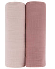 2 Pack Cotton Muslin Swaddle Blanket