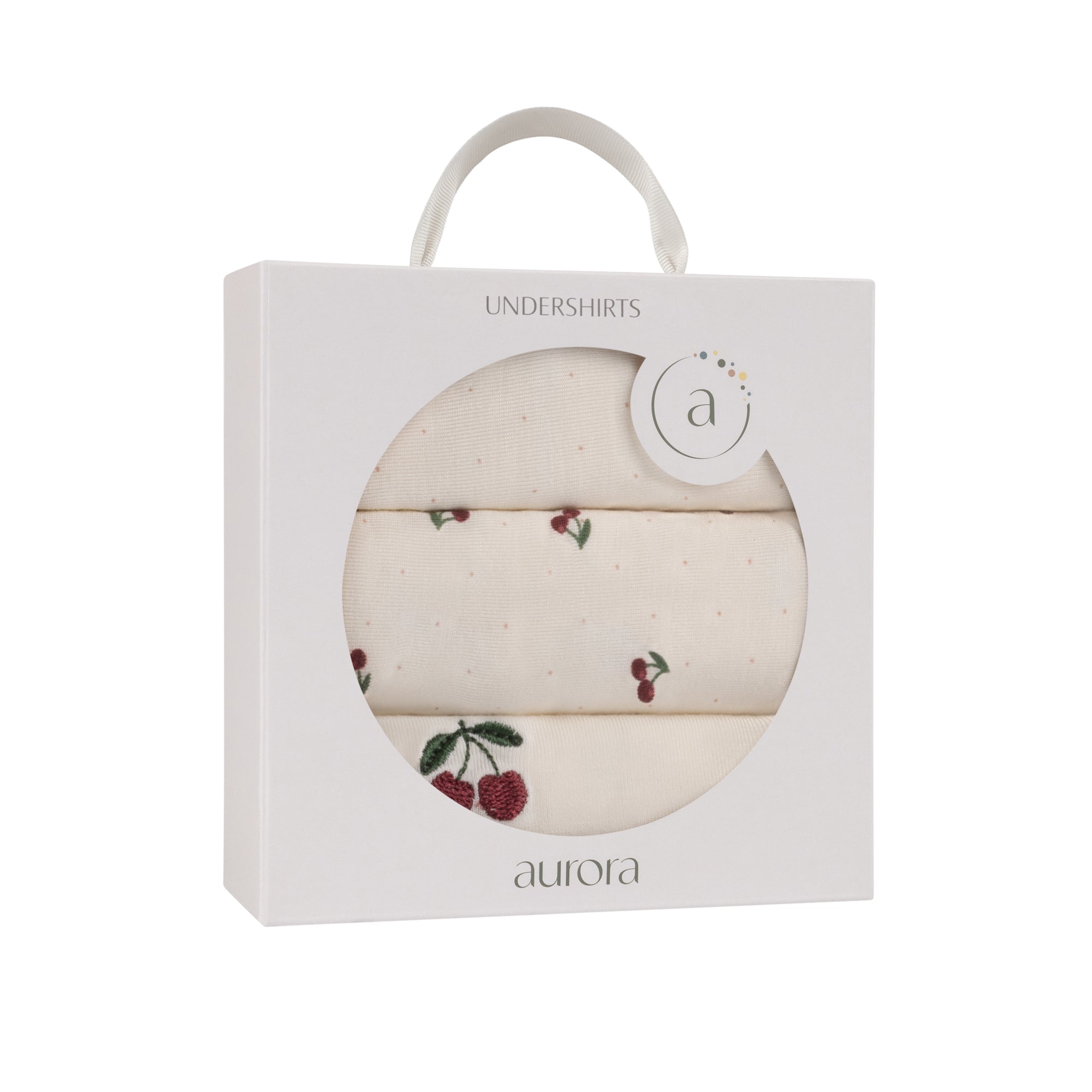 Red baby shower gift undershirts