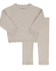 Pointelle Knit Collection- Two Piece Set
